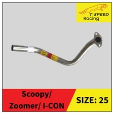 T-Speed Racing Exhaust Header Stainless Steel Fits For Honda Scoopy-i 25 M.M.