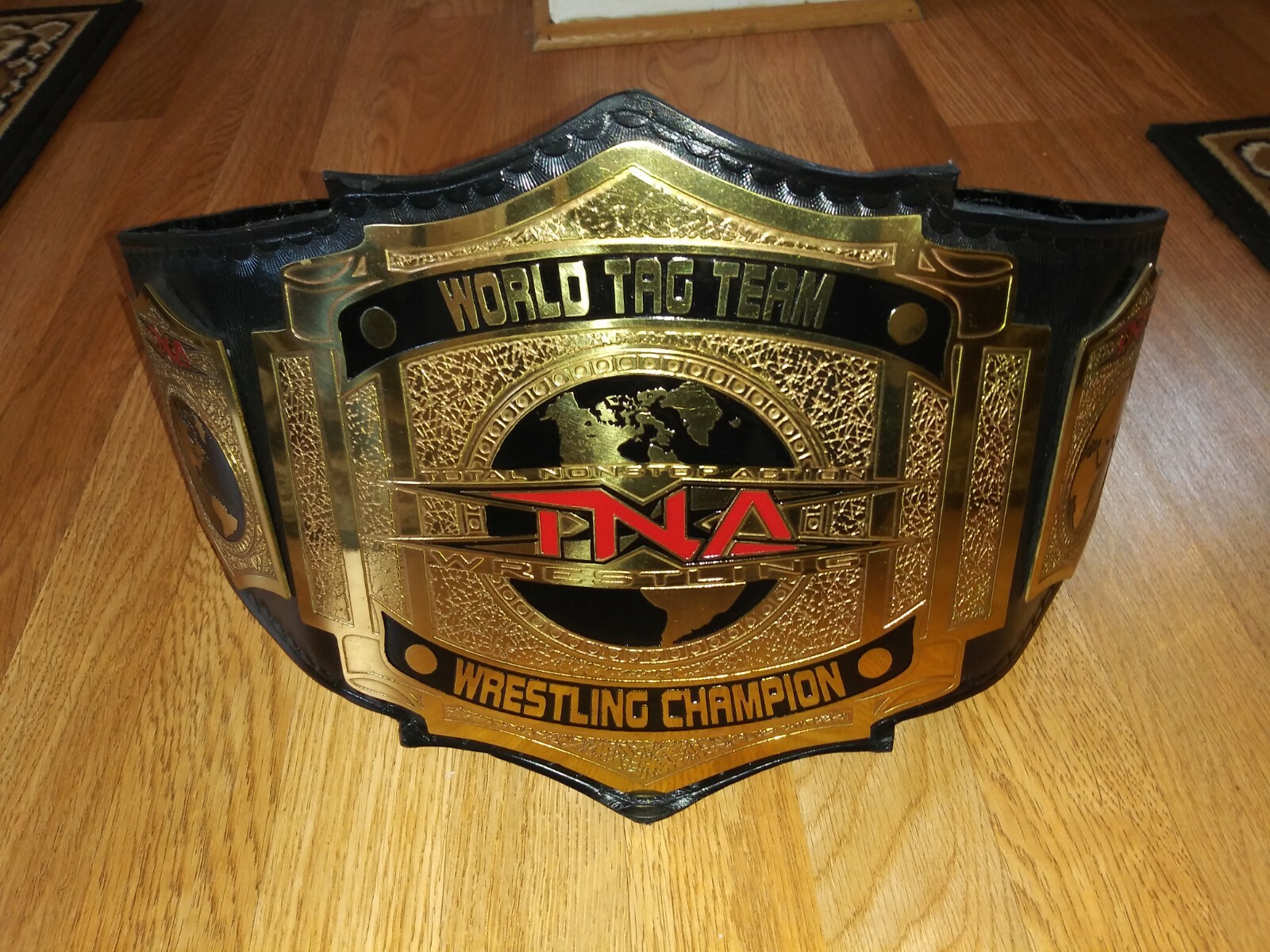 wwe smackdown tag team championship toy belt