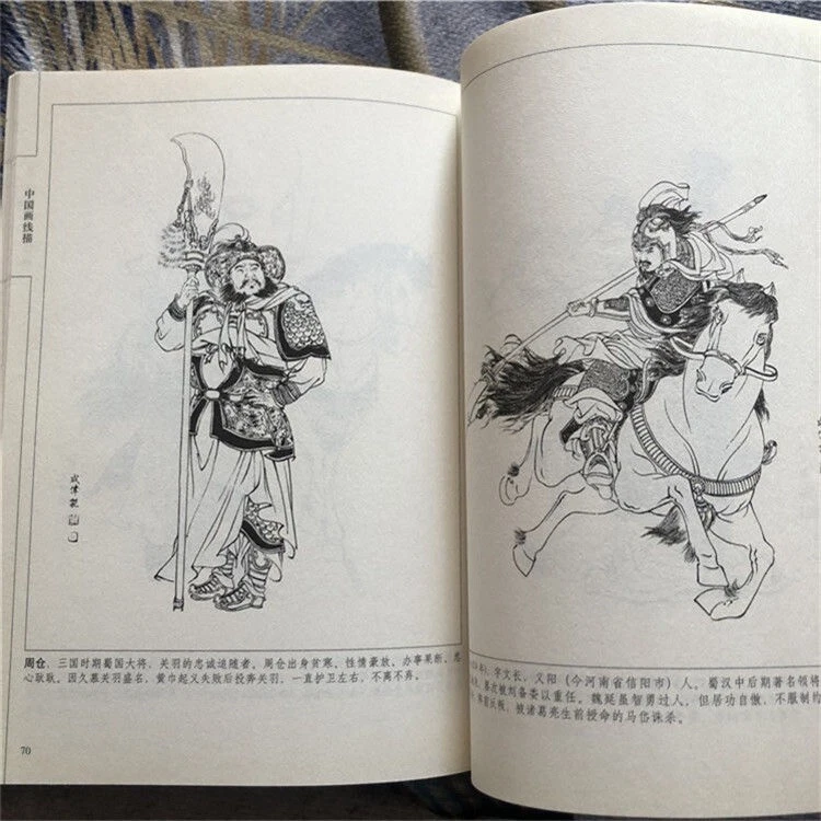 China's four Great classics, "Romance of The Three Kingdoms" character picture b - Image 4 of 4