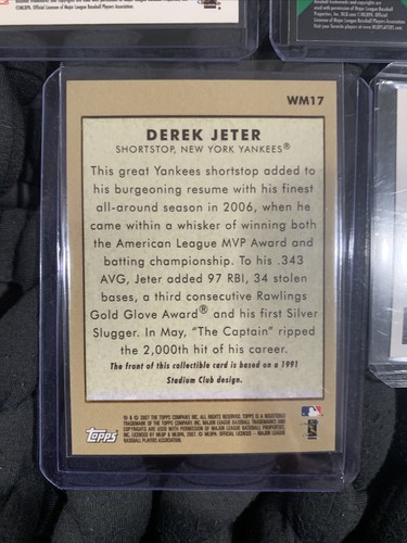 Lote mixto de 5 cartas Derek Jeter: Upper Deck Victory, Starquest, Topps, Stadium Club - Imagen 11 de 12