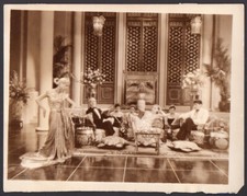 Lewis Stone GRETA GARBO Nils Asther in WILD ORCHIDS 1929 silent fim ORIG PHOTO