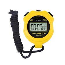 FCXJTU Simple Digital Basic Stopwatch, No Bells, No Clock, No Alarm, Simple B...