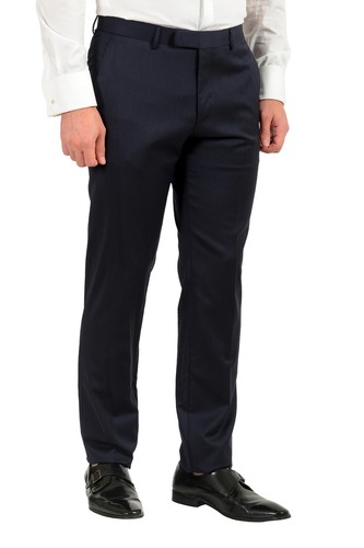 Hugo Boss Men's F-Harverson2/Garvin2 Slim Fit 100% Wool Striped Two Button Suit - Picture 9 of 12