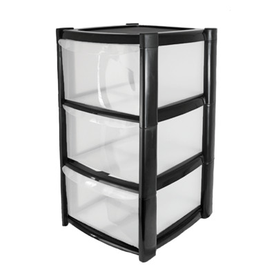 3 STUFIGE TURM AUFBEWAHRUNGSBOX KOMPAKT ROBUST PLATZSPAREND VIELSEITIG TOWER BOX