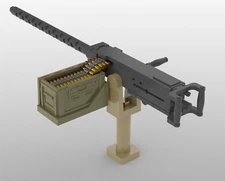 1/18 Scale Battleground ANM2 - 50 Cal MG - SAS LRDG Mount