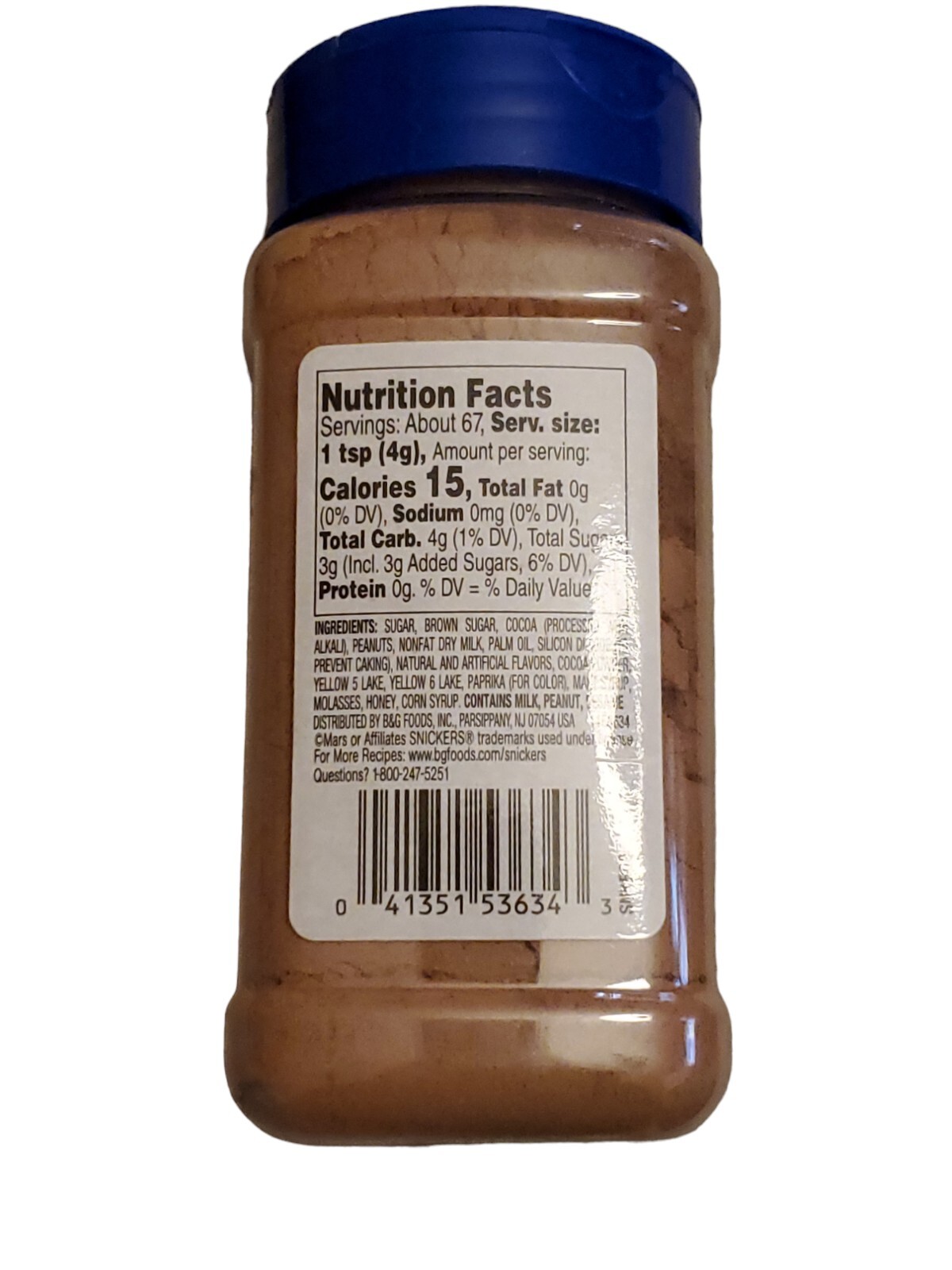 Snickers Shakers Shake Seasoning Blend 9.5 oz Discontinued VHTF New