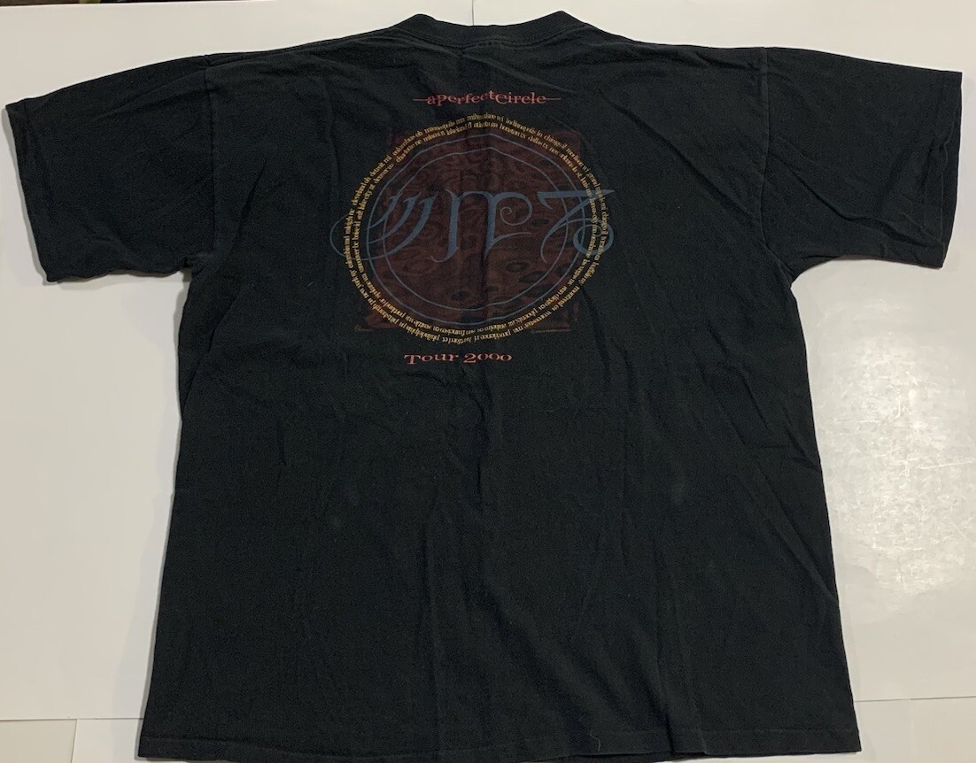 A Perfect Circle Vintage XL Tour 2000 Shirt Mer De Noms Maynard James Keenan image 5