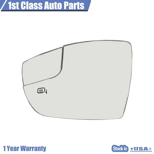 Mirror Glass Heated Exterior View For 2012-2018 Ford Focus Driver Side Left LH