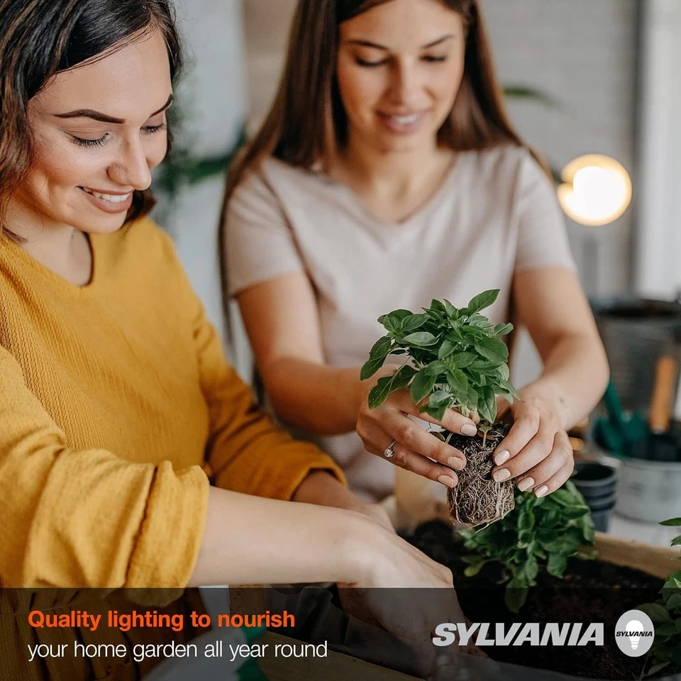 6 Pack-SYLVANIA Full Cycle 17W LED Grow Light Bulb, A21, 25 Micromoles/s-New - Image 4 of 4