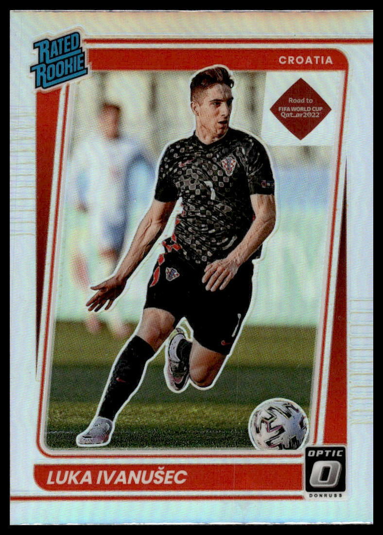 2021-22 Donruss #200 Luka Ivanusec Optic Holo