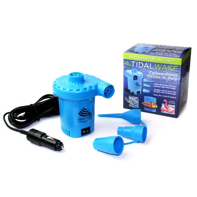 Tidal Wake 12V DC Air Pump for Inflatables, Towables, Pool Toys, Air Beds 22134