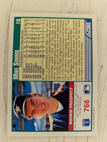 1991 Score Baseball Card Singles - Mix & Match up to 40% off!! - Picture 315 of 351