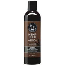 Earthly Body Hemp Seed Body & Massage Oil Unscented 8oz
