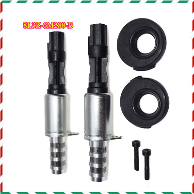 2PCS VCT Camshaft Timing Solenoid Valve For Ford F-150 F-250 Expedition 4.6 5.4L