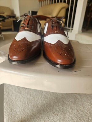 3dm LIFESTYLE SPECTATOR WINGTIP OXFORD   TWO- TONE BROWN / WHITE US 11 / UK 10 