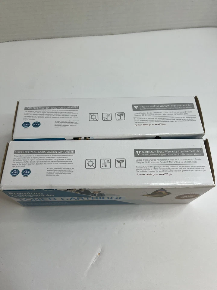 Dell 1320C Printer Toner Cartridges Black And Yellow Ink Lot Of 2 NIB Off Brand - Image 4 of 4