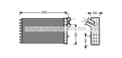 Citroen C4 Peugeot 307 HEATER RADIATOR  09/2004-07/2011 *Please Check Picture*