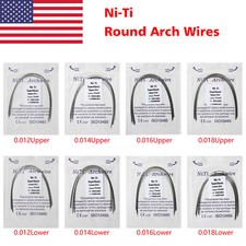 10pcs DENTAL Dental Orthodontic Super Elastic Niti Arch Wire Round Ovoid Form st