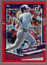 2023 Donruss Baseball Base Holo Red #226 Paul Molitor (Brewers)/2023 (1)