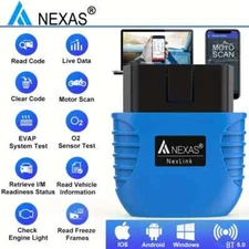 NEXAS NexLink OBD Scanner Bluetooth 5.0 Code Reader Check Engine for iOS Android