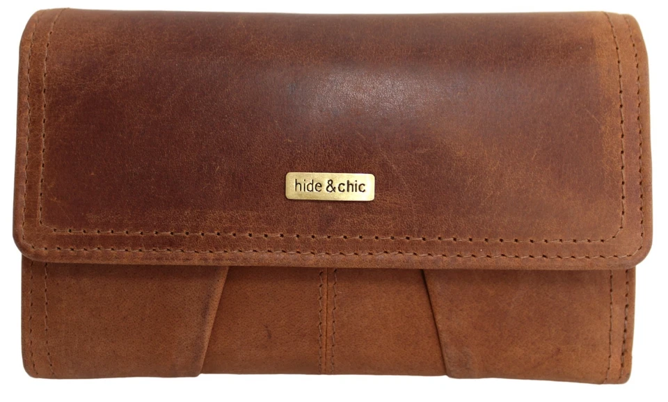 RFID SECURITY LINING. Quality Full Grain Cow Hide Leather Purse. Style No: 21004 - image 3 of 4