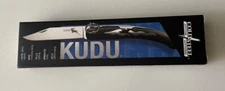 Kudu Ring Lock Folding Knife 4.25" Steel Blade Zytel Handle