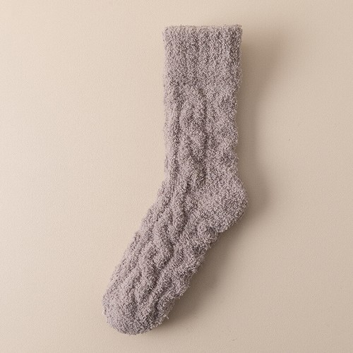 Winter Warm Fuzzy Coral Fleece Socks Women Men Velvet Thickened Home Sleepping F - Bild 9 von 27