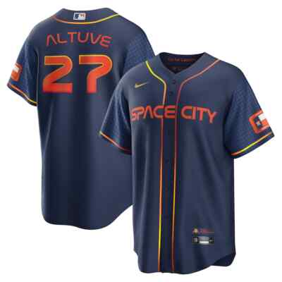 Nike MLB Houston Astros City Connect Jersey Jose Altuve Space City