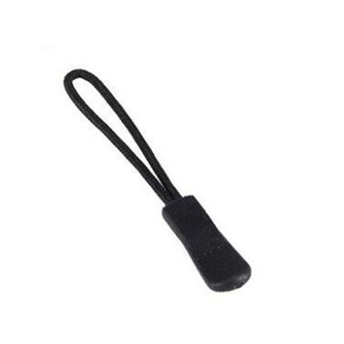 10PCS Zip Pullers Zipper Pulls Replacement Broken Zip Cord Suitcase Bag Black - Foto 11 di 15