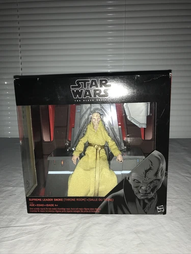 Star Wars Black Series Supreme Leader Snoke Throne Room! Sealed! Unused!