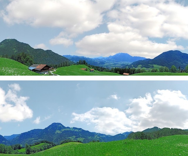 Scenic Backdrop Bavarian Mountains 235A (10' L x 24" H) Premier HO