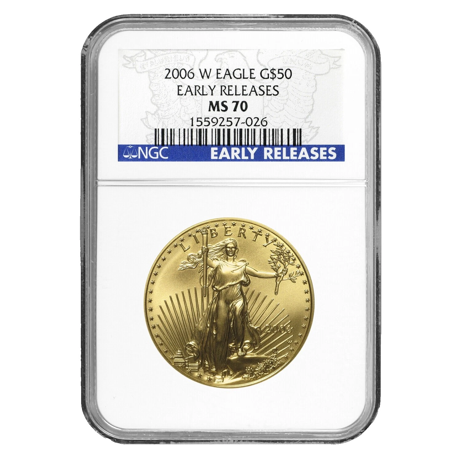 Gold Bullion 1 oz Precious Metal Content per Unit 2006