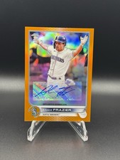 2022 Topps Chrome Update Series - Adam Frazier #AC-AF Orange Refractor /25 (AU)