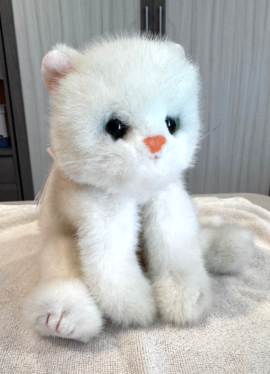 猫 ぬいぐるみ ty classic 白猫