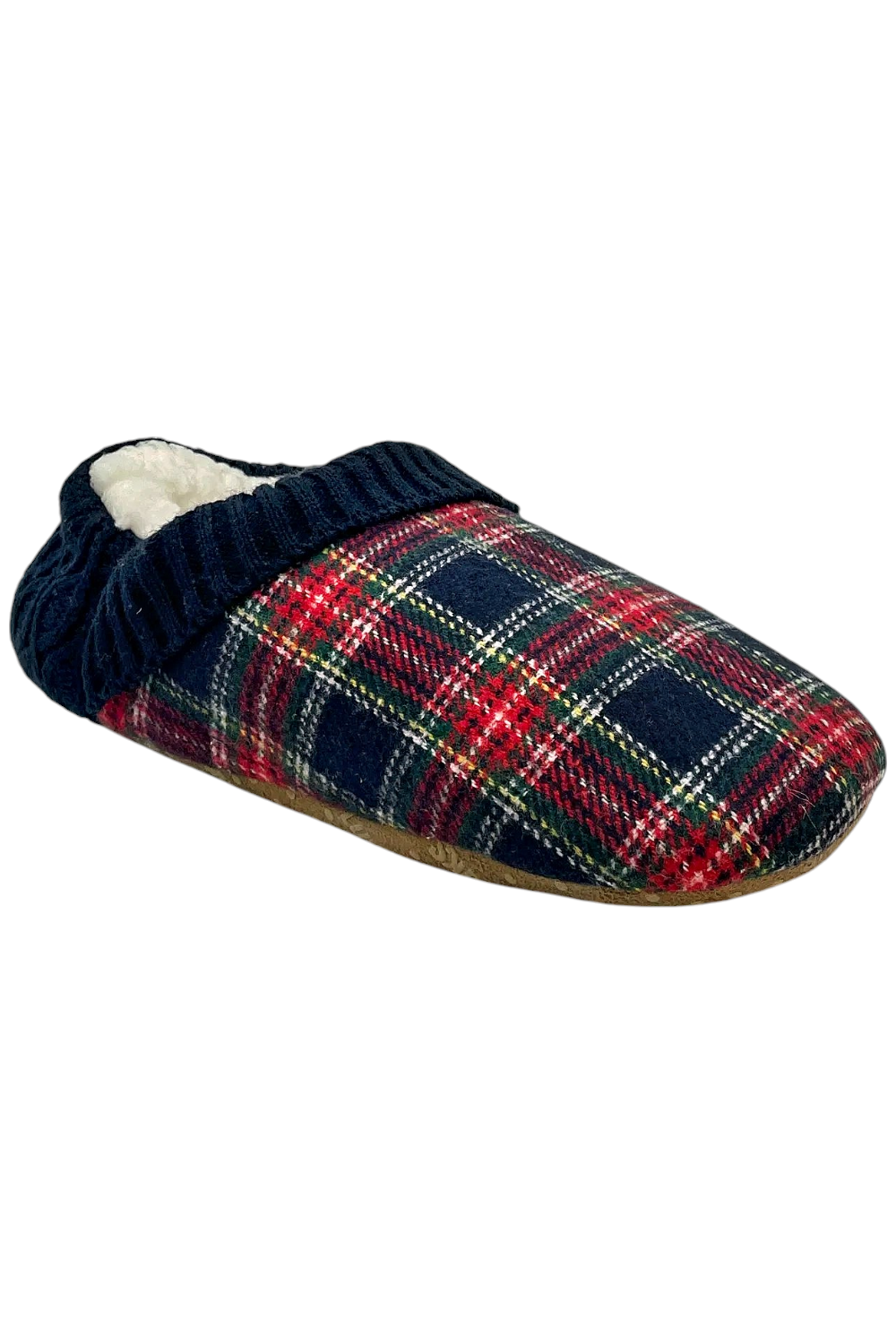 SAOLA MUK LUKS Ciabatta Step In Suola Morbida Flanella Rosso Nero