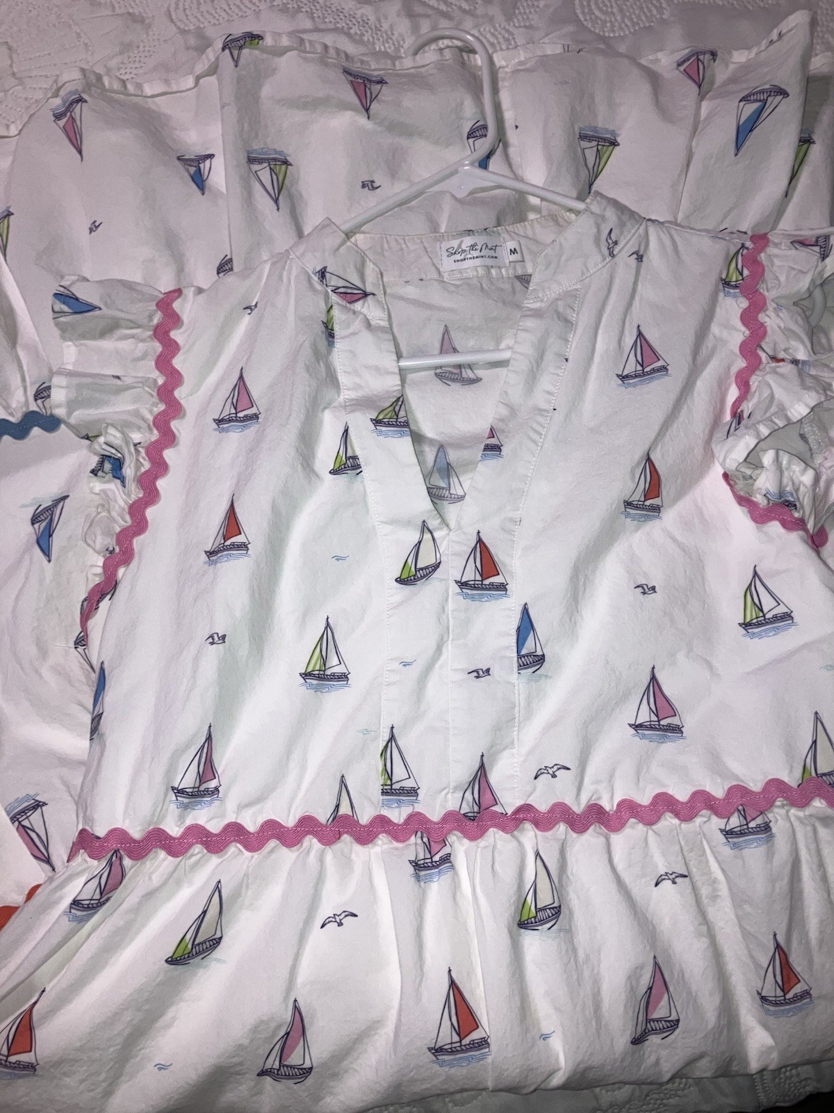 Shop The Mint Midi Dress Sailboat SOLD OUT ONLINE Perfect Condition - Medium image 2