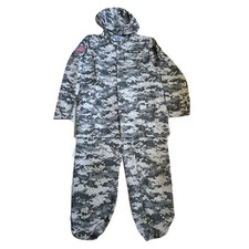 US Army Uniform Costume Kids Size 10  12 Top Pants Hat 3 Piece Dress Up