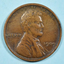 1909 Lincoln Wheat Cent ~ XF EXTREMELY FINE~ Bronze Penny 1c Coin