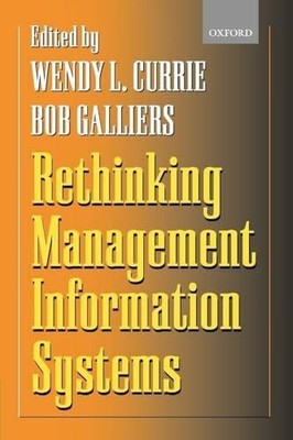 Rethinking Management Information Systems: An Buch Oxford University Press