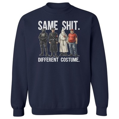 Same Thing Different Costume - Anti Ice Protest Unisex Crewneck Sweatshirt
