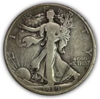 1919-D Walking Liberty Half Dollar Fine F Coin #27495