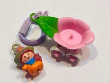 Vintage Charmkins Johnny Jump Up Charm w/ Petal Pusher Stroller Accessory BIN 2