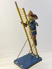 MARX 1930's Tin Lithographed Wind Up Climbing Fireman-READ!