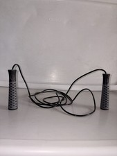 Adjustable Black Gray Plastic Fitness Jump Rope for Gym Training Home Use