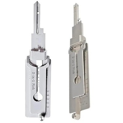 Hook And Pickup Tool Kit 2 In 1 Portable Lock Picking Set Ergonomic Handle