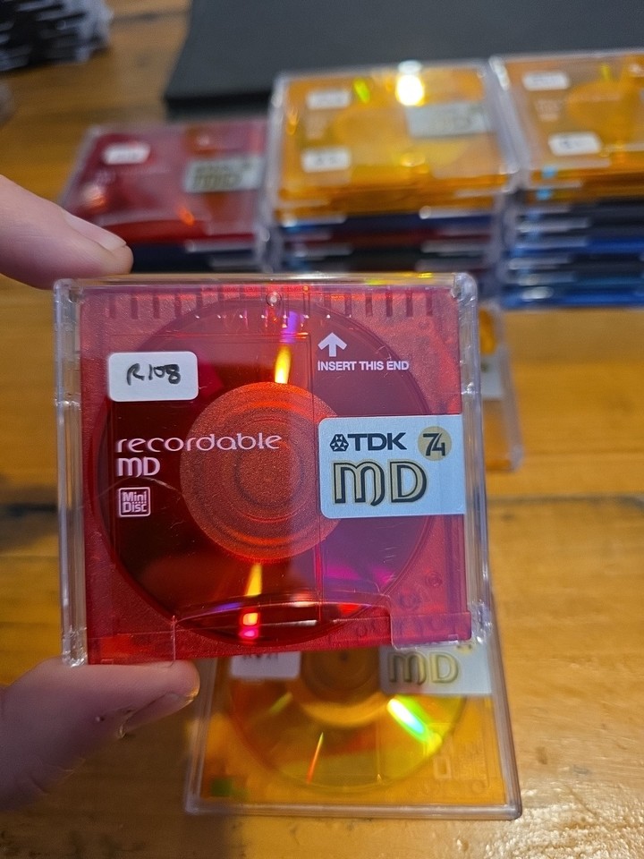 Lot De 4 MiniDiscs TDK Japon 74 Min - Neufs Scellés - Édition Limitée ?
