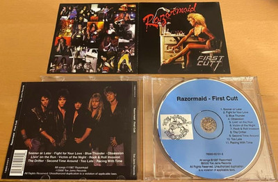 RAZORMAID - ''FIRST CUTT'' - RARE PRIVATE US METAL CD 1987/2000