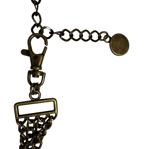 Vintage Brass Chain Belt w/ Adjustable Clasp Closure - Picture 3 of 3