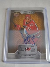 2023-24 UPPER DECK UD ENGRAINED KEITH PRIMEAU #77 AUTOGRAPH AUTO