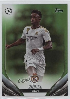 2023 UEFA Club Competitions Neon Green Foil /199 Vinicius Junior Vini Jr #92 p6a